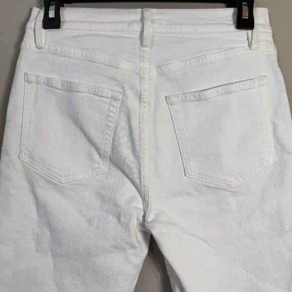 Frame Le Vintage Bermuda Shorts Women's 25 White Denim High Rise Stretch NWT - Picture 10 of 15